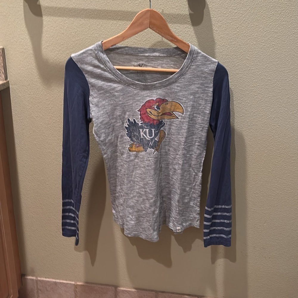 Kansas Jay hawks women's small long sleeve T-shirt - Picture 3 of 6